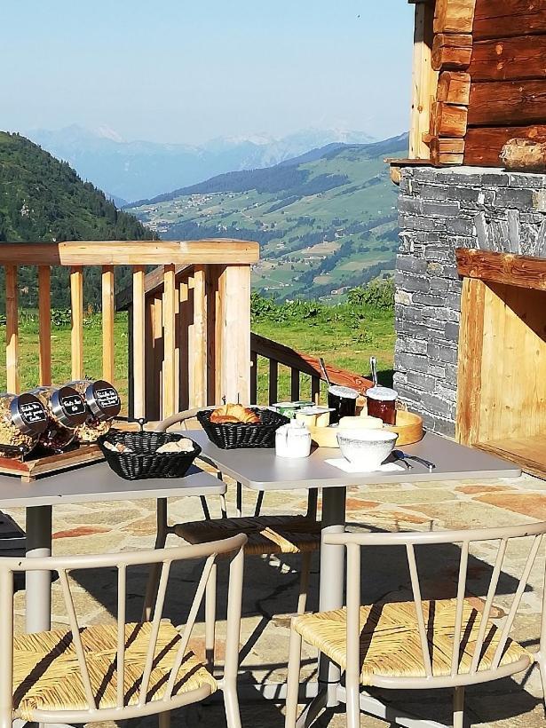 Chambres Et Tables D'Hotes Le Choton A Nono - Col Du Joly Beaufortain โอตลุซ ภายนอก รูปภาพ