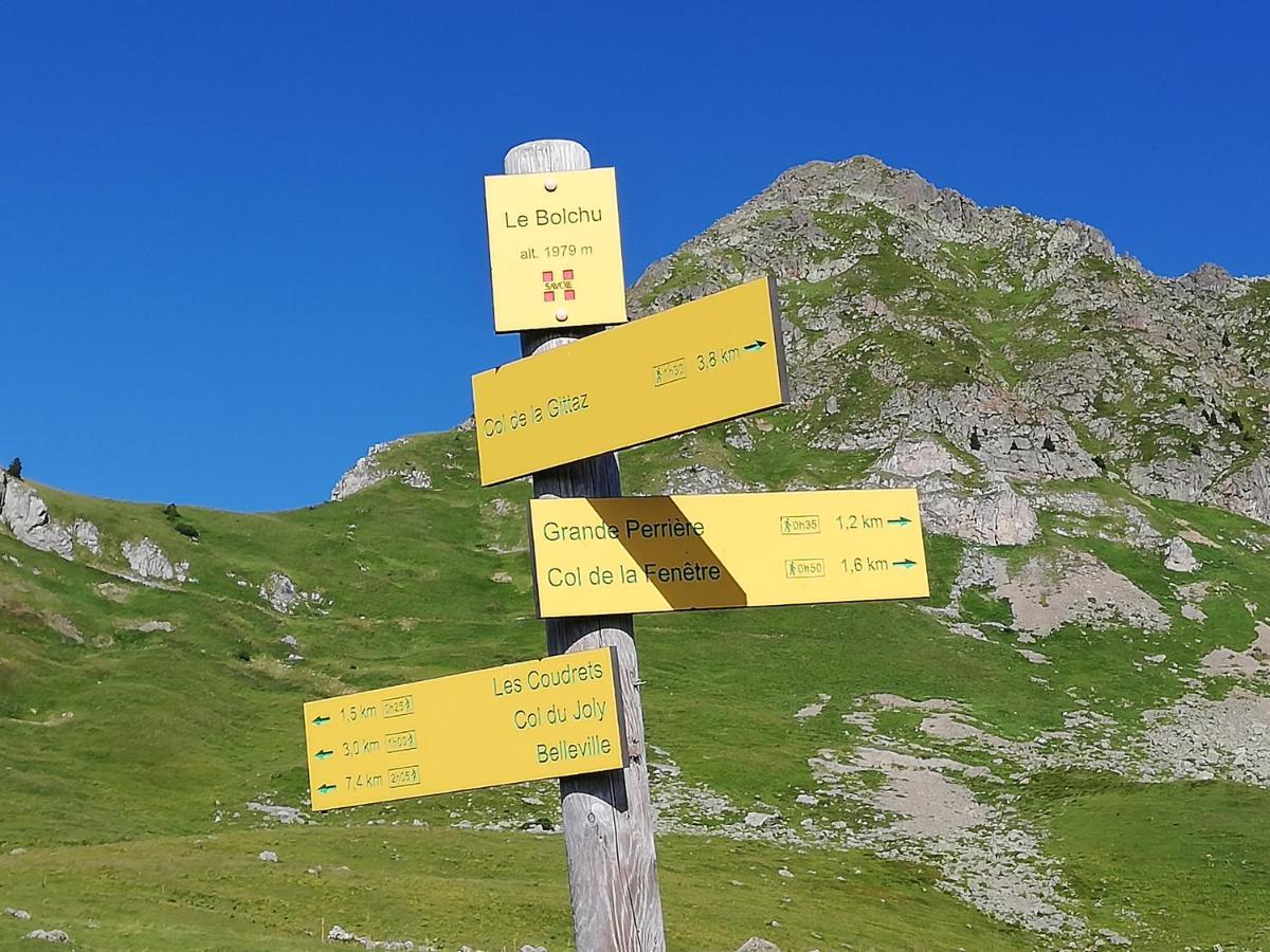 Chambres Et Tables D'Hotes Le Choton A Nono - Col Du Joly Beaufortain โอตลุซ ภายนอก รูปภาพ