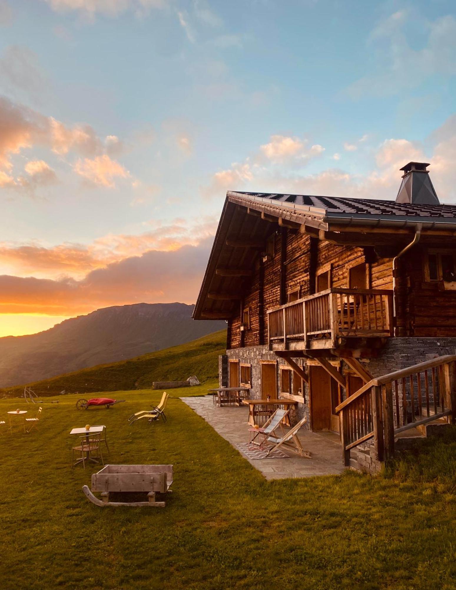 Chambres Et Tables D'Hotes Le Choton A Nono - Col Du Joly Beaufortain โอตลุซ ภายนอก รูปภาพ